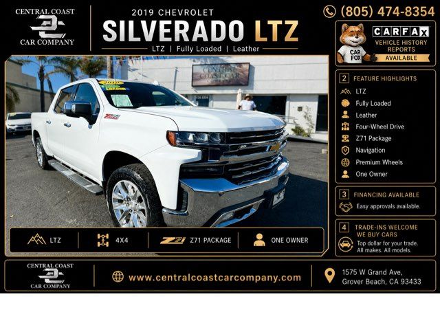 2019 Chevrolet Silverado 1500 4X4 LTZ | Grover Beach, CA | Central Coast Car Company