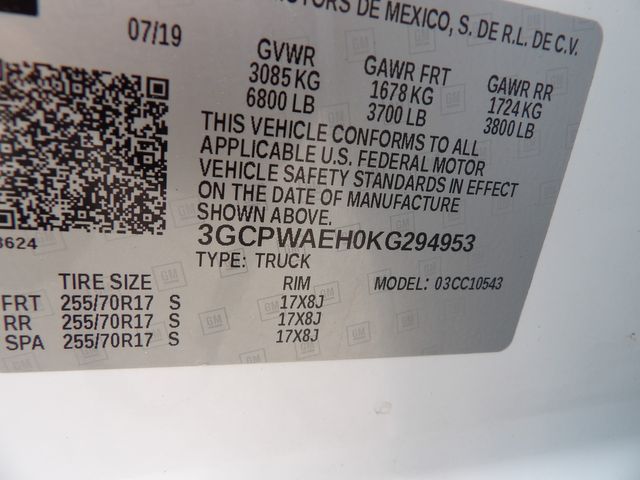 2019 Chevrolet Silverado 1500 Work Truck | Dalton, GA | Paniagua Auto Mall 