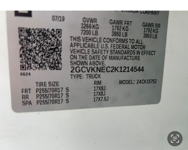 2019 Chevrolet Silverado 1500 LD Work Truck