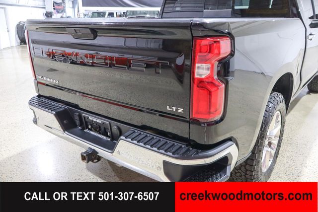 2019 Chevrolet Silverado 1500 LTZ 4x4 Crew Cab Financing Leveled 20s Black NICE
