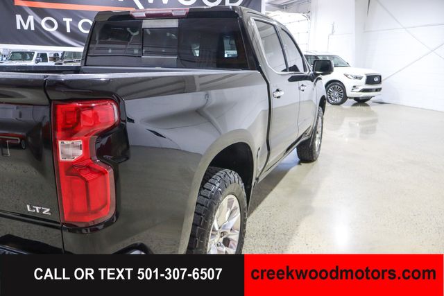2019 Chevrolet Silverado 1500 LTZ 4x4 Crew Cab Financing Leveled 20s Black NICE