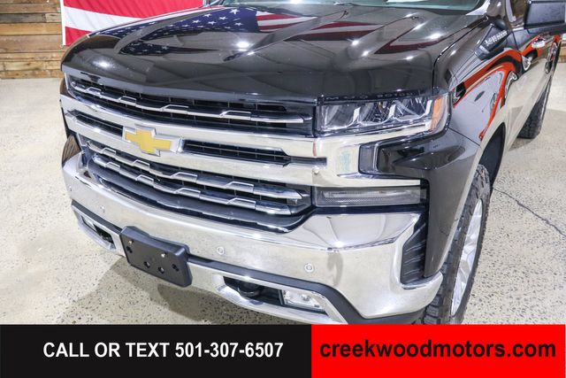 2019 Chevrolet Silverado 1500 LTZ 4x4 Crew Cab Financing Leveled 20s Black NICE