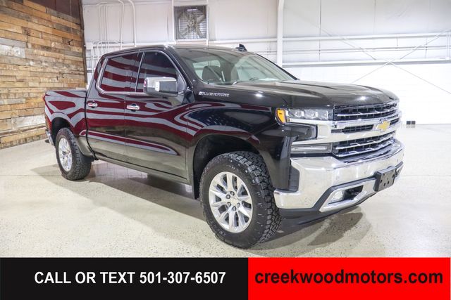 2019 Chevrolet Silverado 1500 LTZ 4x4 Crew Cab Financing Leveled 20s Black NICE
