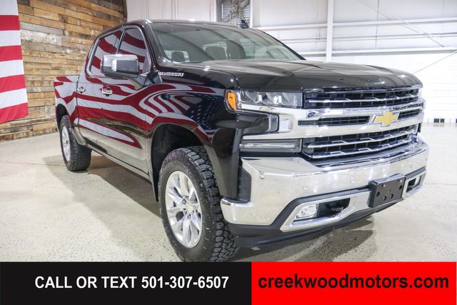 2019 Chevrolet Silverado 1500 LTZ 4x4 Crew Cab Financing Leveled 20s Black NICE