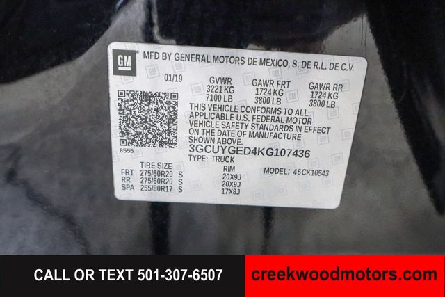 2019 Chevrolet Silverado 1500 LTZ 4x4 Crew Cab Financing Leveled 20s Black NICE