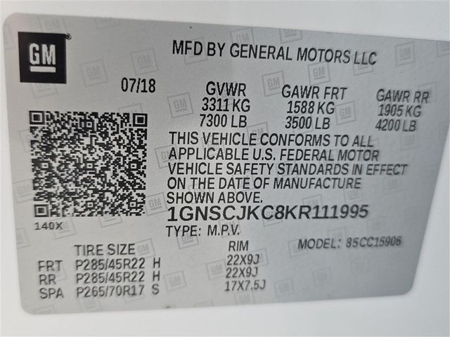 2019 Chevrolet Suburban Premier 2019 Chevrolet Suburban Premier