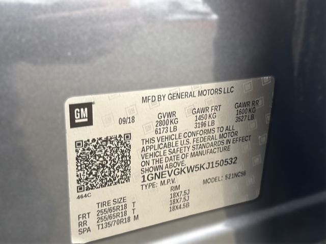 2019 Chevrolet TRAVERSE LT 2019 Chevrolet TRAVERSE LT