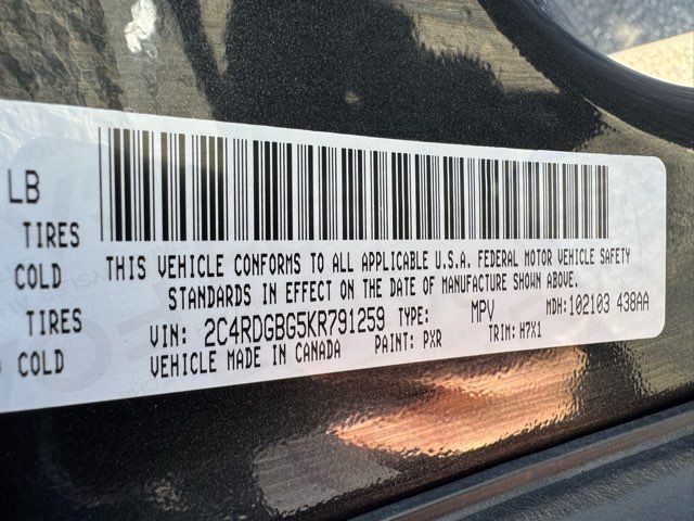 2019 Dodge Grand Caravan SE