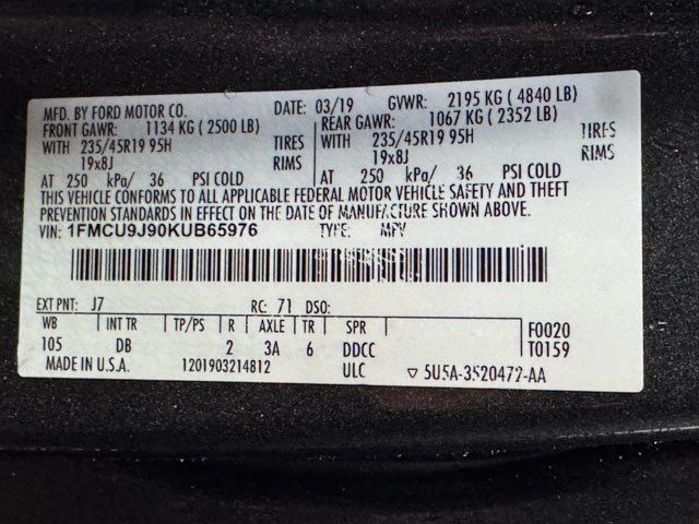 2019 Ford Escape Titanium