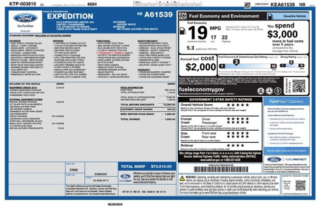 2019 Ford Expedition Limited SPECIAL EDITION PKG 24" Wheels BLACK TOP | Dallas, TX | East Dallas Diesel 2019 Ford Expedition Limited SPECIAL EDITION PKG 24" Wheels BLACK TOP | Dallas, TX | East Dallas Diesel