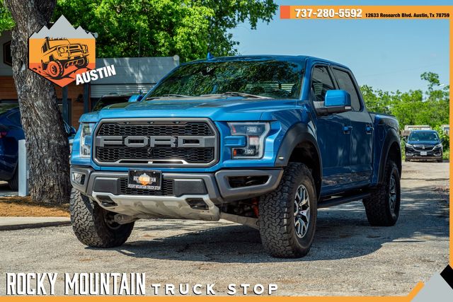2019 Ford F-150 Raptor CREW CAB 4X4 / 802A & TECH PKG CLEAN CARFAX | Austin, TX | Rocky Mountain Truck Stop Austin