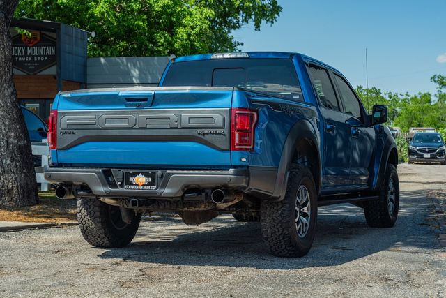 2019 Ford F-150 Raptor CREW CAB 4X4 / 802A &amp; TECH PKG CLEAN CARFAX | Austin, TX | Rocky Mountain Truck Stop Austin