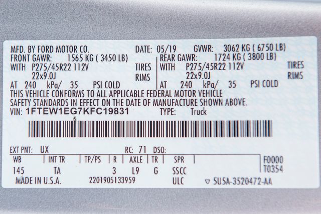 2019 Ford F-150 Limited | Van Nuys, CA | Stellar Auto INC. 2019 Ford F-150 Limited | Van Nuys, CA | Stellar Auto INC.