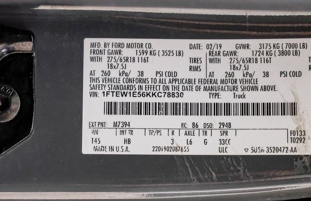 2019 Ford F-150 Lariat Ultimate FX4 HARLEY DAVIDSON EDITION | Dallas, TX | East Dallas Diesel