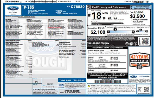 2019 Ford F-150 Lariat HARLEY DAVIDSON 5.0L ROUSH SUPERCHARGED TX | Dallas, TX | East Dallas Diesel