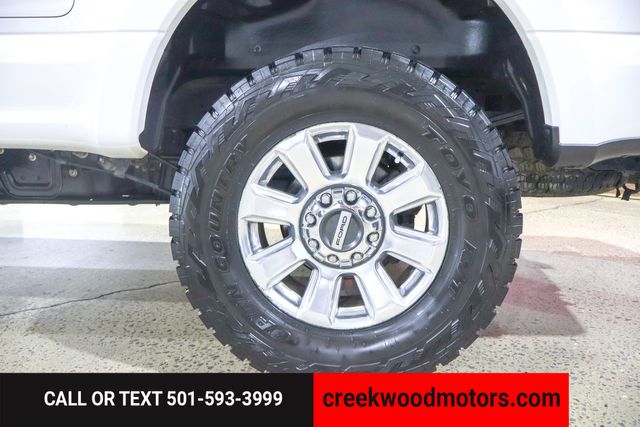 2019 Ford F-250 Super Duty Platinum Ultimate 4x4 Power Stroke Diesel Leveled