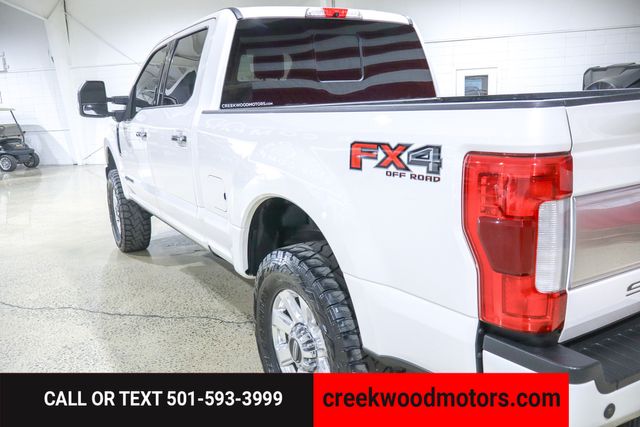 2019 Ford F-250 Super Duty Platinum Ultimate 4x4 Power Stroke Diesel Leveled