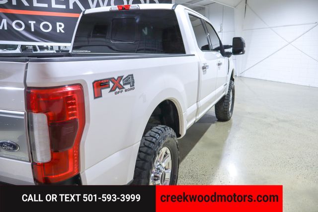 2019 Ford F-250 Super Duty Platinum Ultimate 4x4 Power Stroke Diesel Leveled