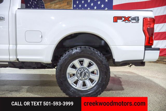 2019 Ford F-250 Super Duty Platinum Ultimate 4x4 Power Stroke Diesel Leveled