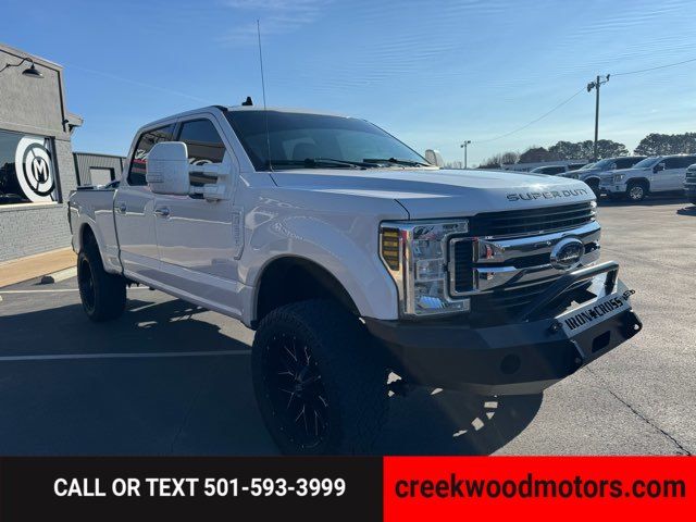 2019 Ford F-250 Super Duty Lariat 4x4 Crew Cab 6.2 GAS LEVELED 22s NICE