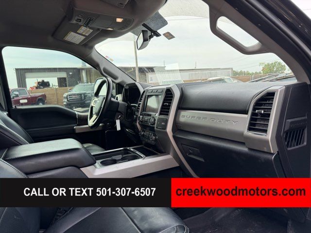 2019 Ford F-250 Super Duty Lariat 4x4 Crew Cab 6.2L GAS 20s Financing Black