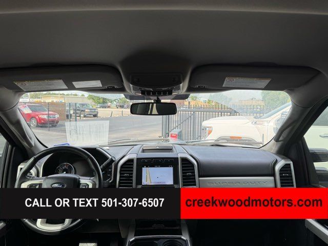 2019 Ford F-250 Super Duty Lariat 4x4 Crew Cab 6.2L GAS 20s Financing Black