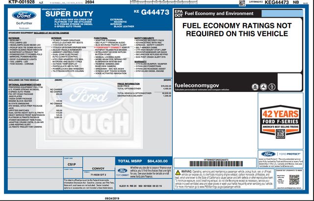 2019 Ford F-450 Super Duty Platinum | Dallas, TX | East Dallas Diesel 2019 Ford F-450 Super Duty Platinum | Dallas, TX | East Dallas Diesel