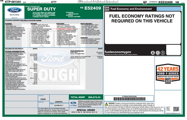 2019 Ford F-450 Super Duty Platinum 2019 Ford F-450 Super Duty Platinum