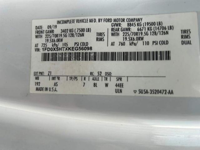 2019 Ford F-550 S BUCKET BOOM MATERIAL HANDLER 4X4