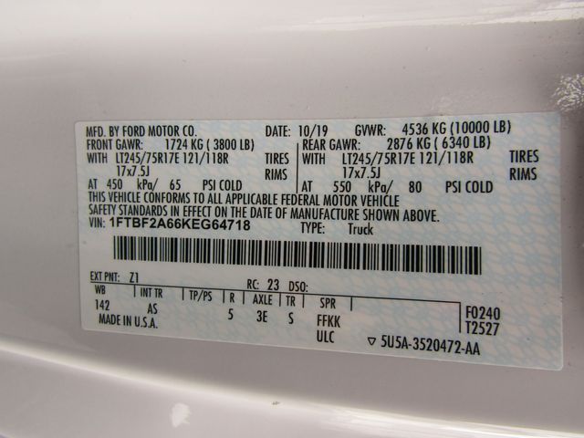 2019 Ford F250 Regular Cab 2wd with New 8' Knapheide Utility Bed