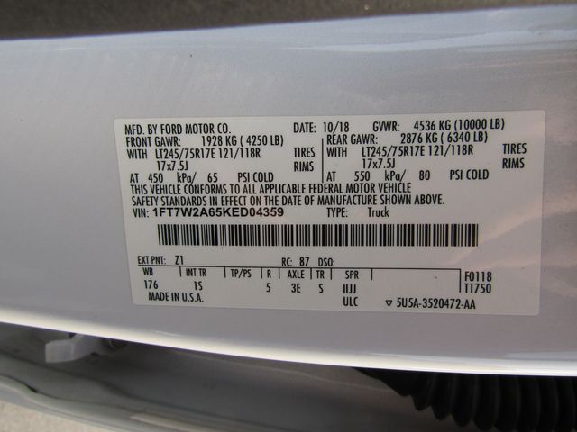 2019 Ford F250 Crew Cab 2wd with New 8' Reading Utility Bed 2019 Ford F250 Crew Cab 2wd with New 8' Reading Utility Bed