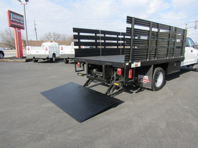 2019 Ford F550 Crew Cab 4x4 Diesel with 12' Stake Body and Lift Gate