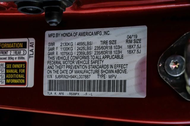 2019 Honda CR-V Touring 2019 Honda CR-V Touring