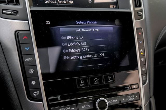 2019 Infiniti Q60 3.0T Luxe Moonroof Nav Memory Heated Seats Bose XM