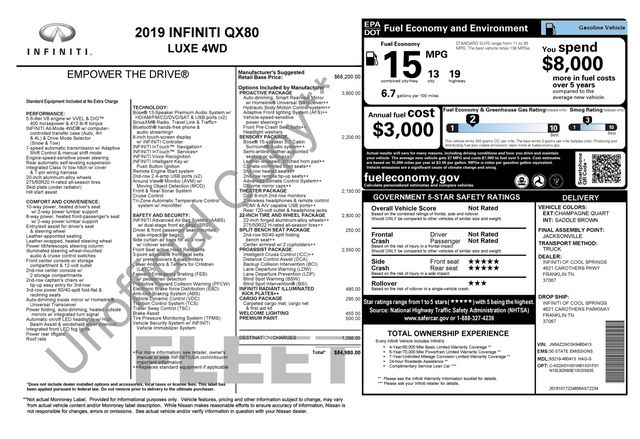 2019 Infiniti QX80 Luxe | New York, NY | Spincar Demo Account 2019 Infiniti QX80 Luxe | New York, NY | Spincar Demo Account