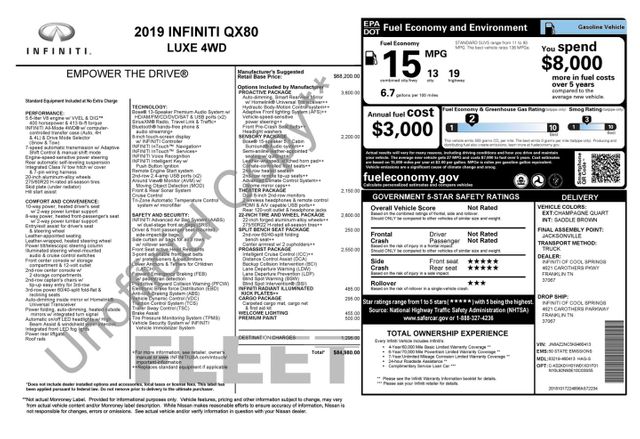 2019 Infiniti QX80 Luxe | Addison, TX | Mr Car Guys 2019 Infiniti QX80 Luxe | Addison, TX | Mr Car Guys