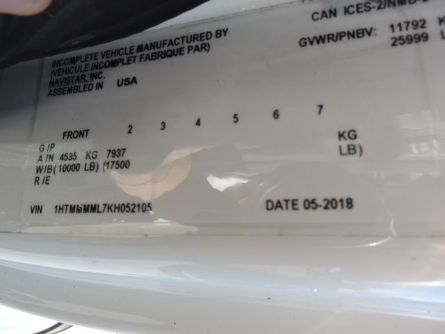 2019 International 4300  Non-CDL Box Truck 