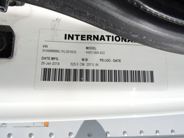 2019 International 4300 Non-CDL Reefer Box Truck 