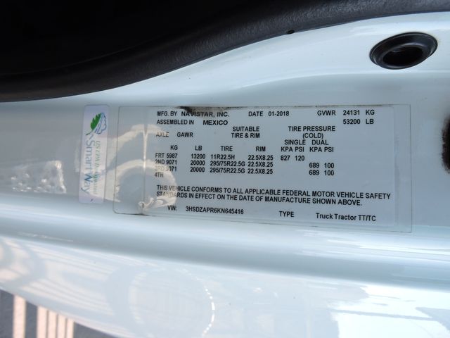 2019 International LT625 Sleeper