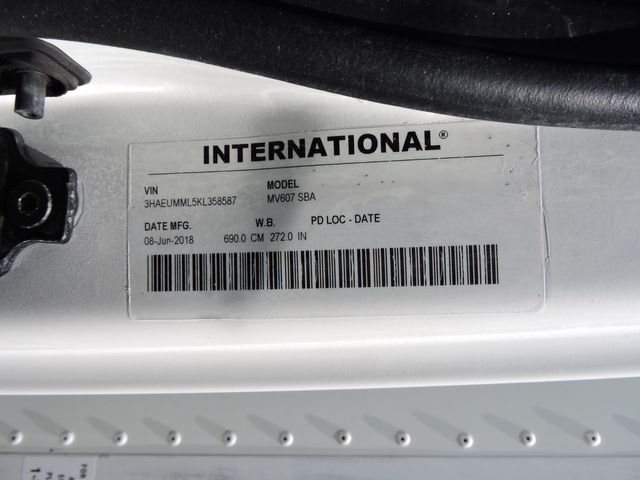 2019 International MV607 Non-CDL Box Truck 