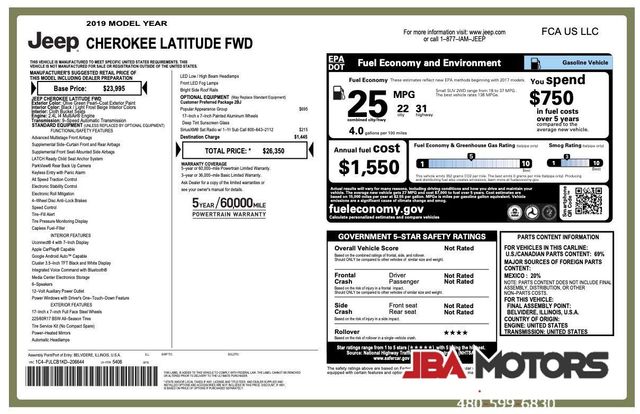 2019 Jeep Cherokee Latitude SUV ~ Lemon Law Buyback Clean Title | MESA, AZ | JBA MOTORS 2019 Jeep Cherokee Latitude SUV ~ Lemon Law Buyback Clean Title | MESA, AZ | JBA MOTORS
