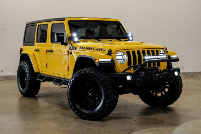 2019 Jeep Wrangler Unlimited Rubicon 4X4, LIFTED,BUMPERS,LEATHER, 9K | Carrollton, TX | Texas Vehicle Exchange