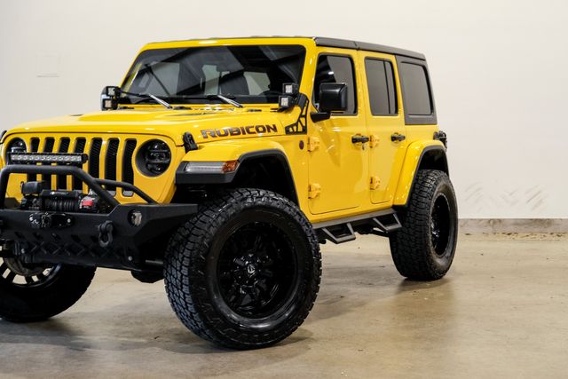 2019 Jeep Wrangler Unlimited Rubicon 4X4, LIFTED,BUMPERS,LEATHER, 9K | Carrollton, TX | Texas Vehicle Exchange