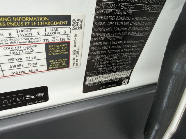 2019 Land Rover Range Rover Autobiography LWB