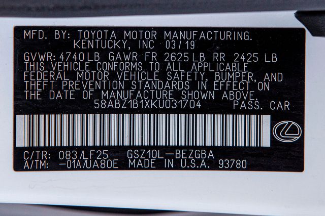 2019 Lexus ES 350 F SPORT | Van Nuys, CA | Stellar Auto INC. 2019 Lexus ES 350 F SPORT | Van Nuys, CA | Stellar Auto INC.