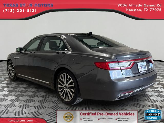 2019 Lincoln CONTINENTAL SELECT | Houston, TX | Texas Star Motors