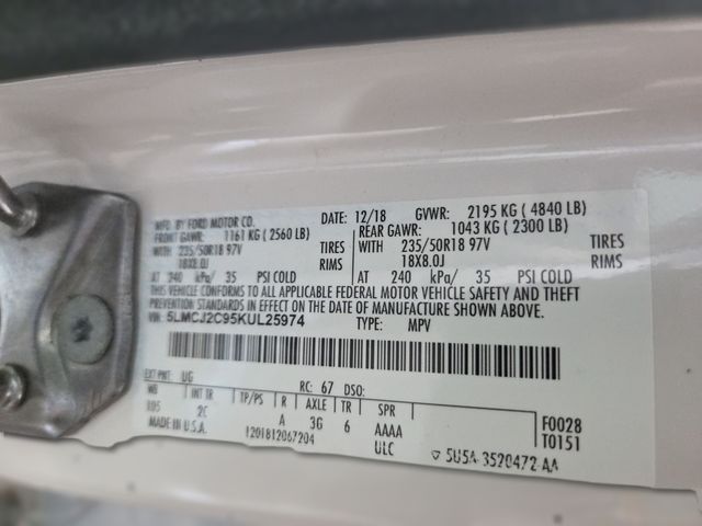 2019 Lincoln MKC SELECT