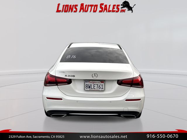 2019 Mercedes-Benz A-Class A 220