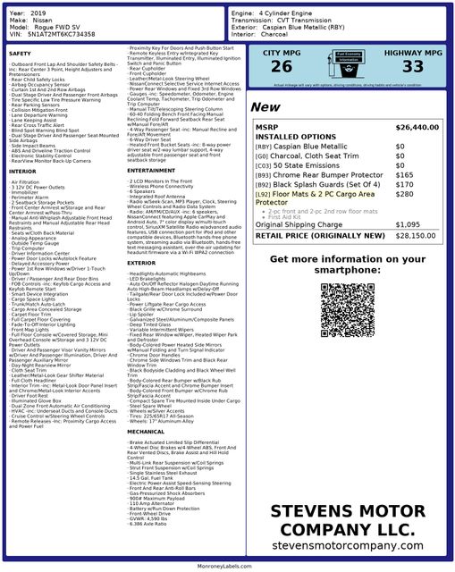 2019 Nissan Rogue SV OneOwner 23ServiceRecords | Dallas, TX | Stevens Motor Company LLC