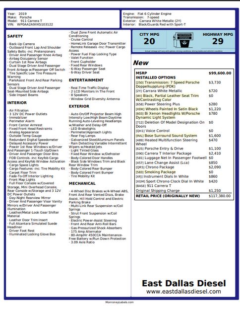 2019 Porsche 911 Carrera T GULF BLUE WRAP Excell Downpipes H&R COIL | Dallas, TX | East Dallas Diesel 2019 Porsche 911 Carrera T GULF BLUE WRAP Excell Downpipes H&R COIL | Dallas, TX | East Dallas Diesel